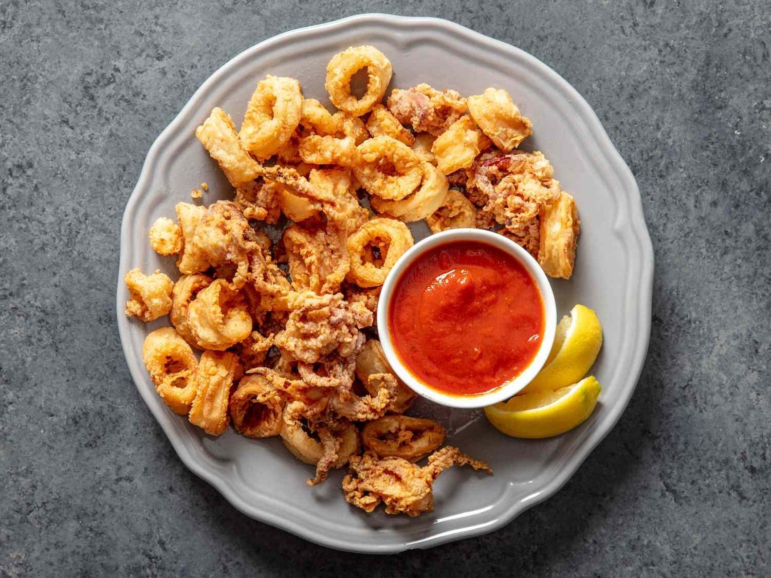 Golden Fried Calamari